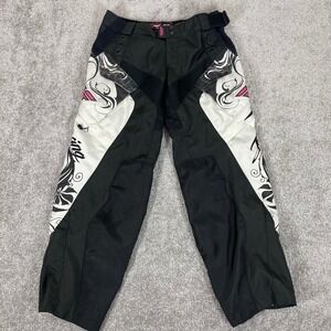 Fly Racing Pants Womens 0 2 Motocross BMX Dirt Bike Riding Biker Black Pink
